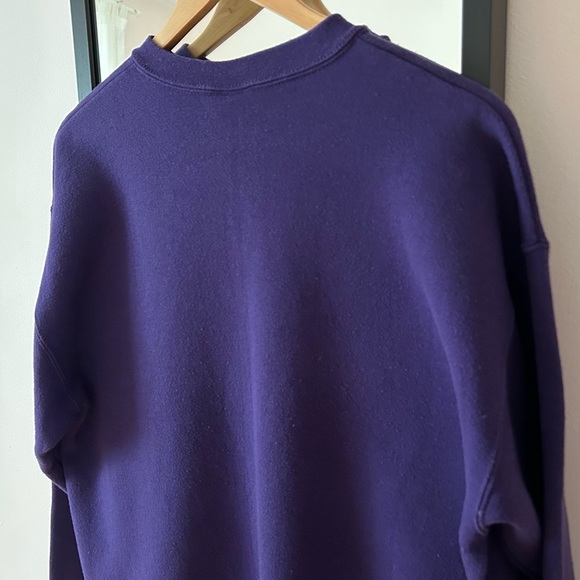 Vintage 90s Tultex blank crewneck sweater jumper Superweight - Picture 9 of 9